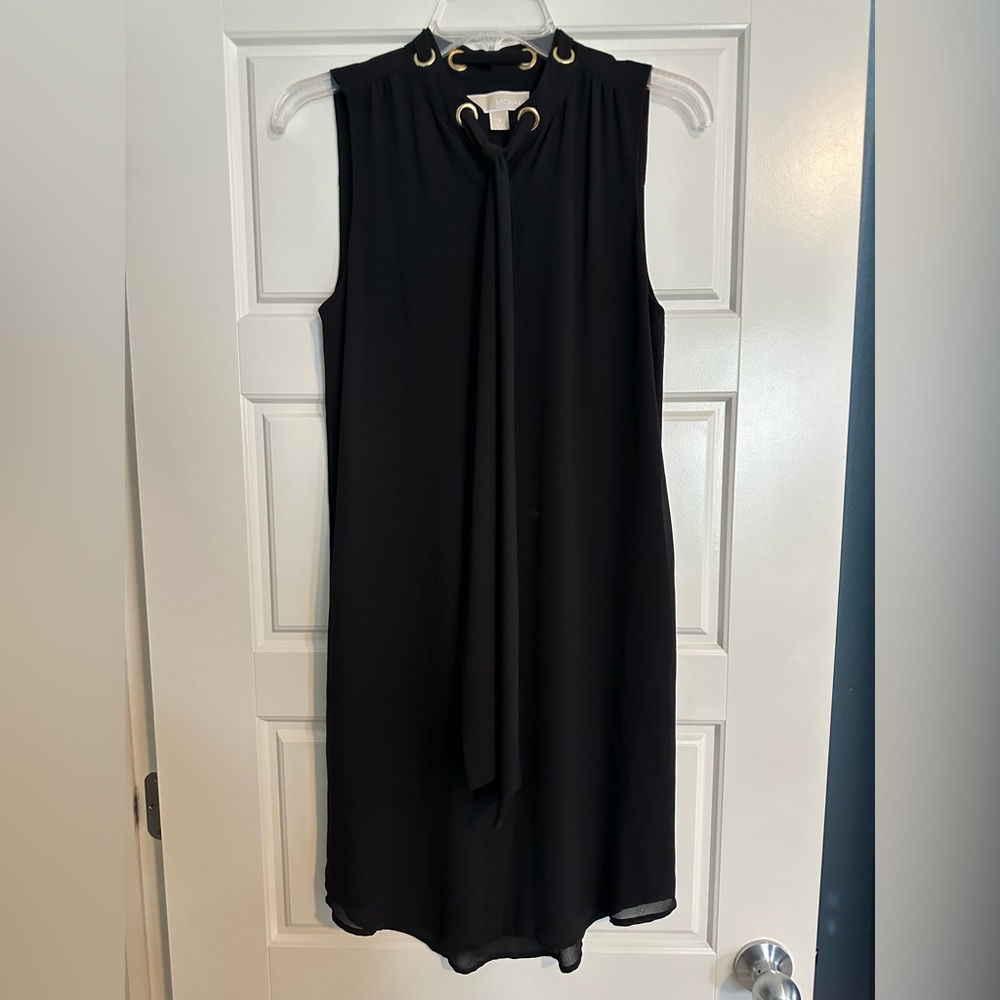 Michael Kors Black Dress with Gold Details, Size S